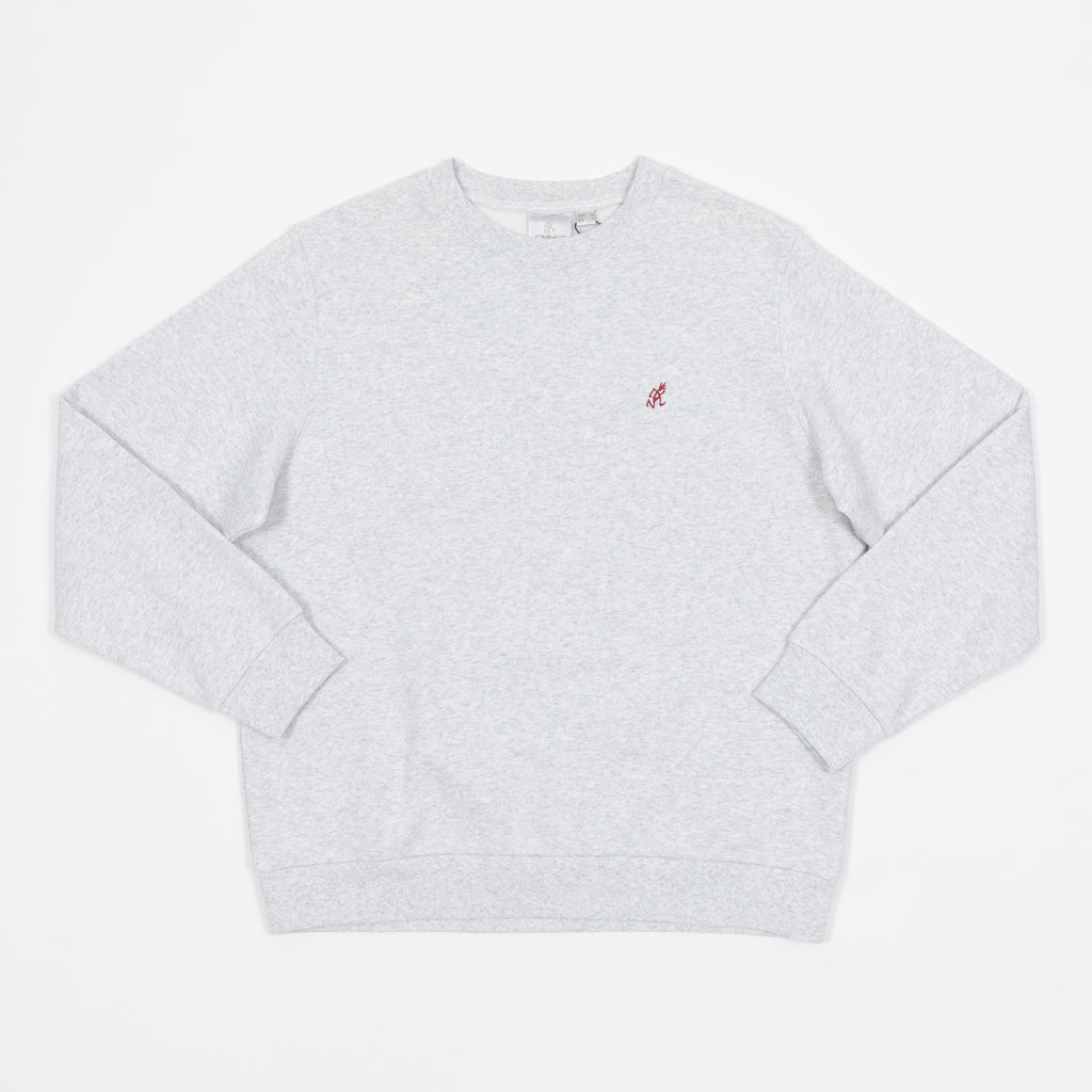 GRAMICCI One Point Sweatshirt in HEATHER ASH GREY