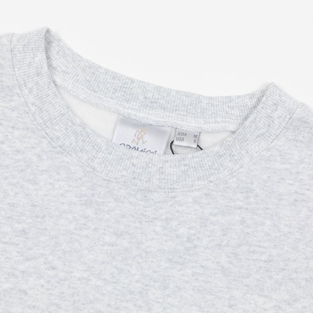 GRAMICCI One Point Sweatshirt in HEATHER ASH GREY