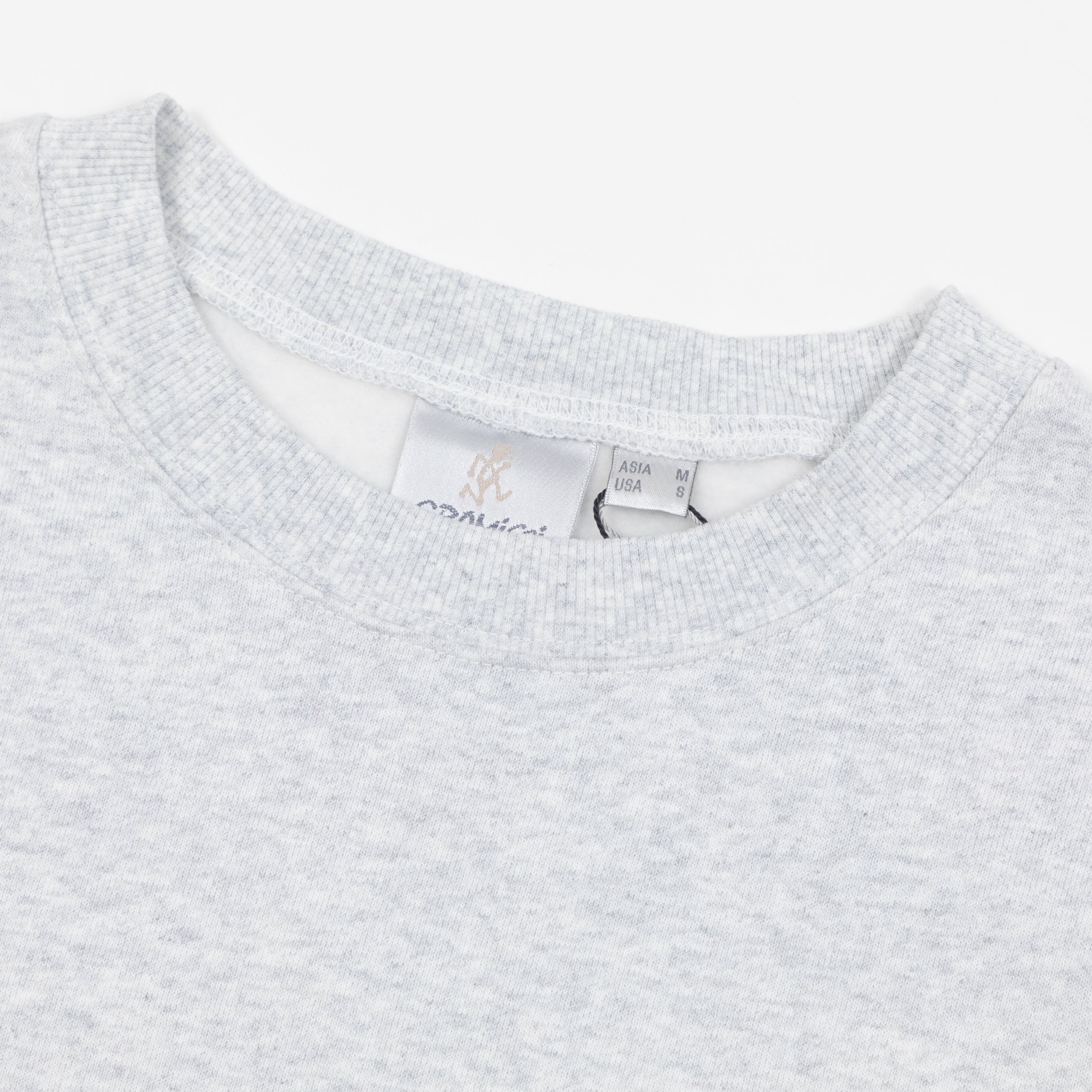 GRAMICCI One Point Sweatshirt in HEATHER ASH GREY