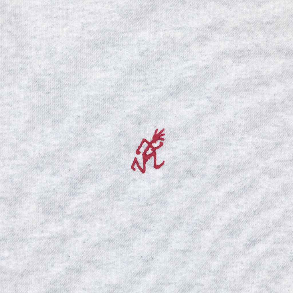 GRAMICCI One Point Sweatshirt in HEATHER ASH GREY