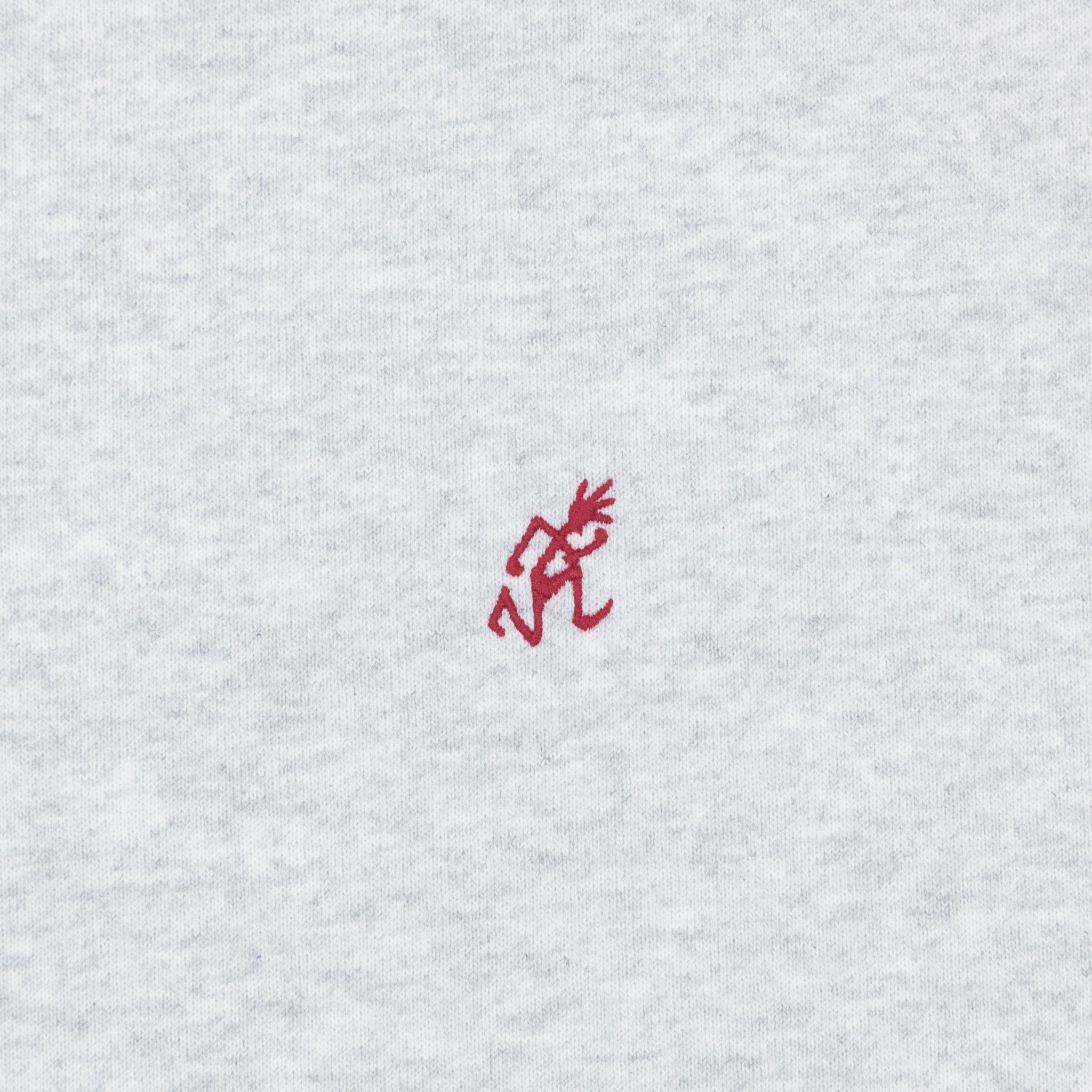 GRAMICCI One Point Sweatshirt in HEATHER ASH GREY