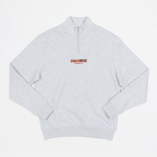 PARLEZ Ora 1/4 Zip Sweatshirt in HEATHER GREY