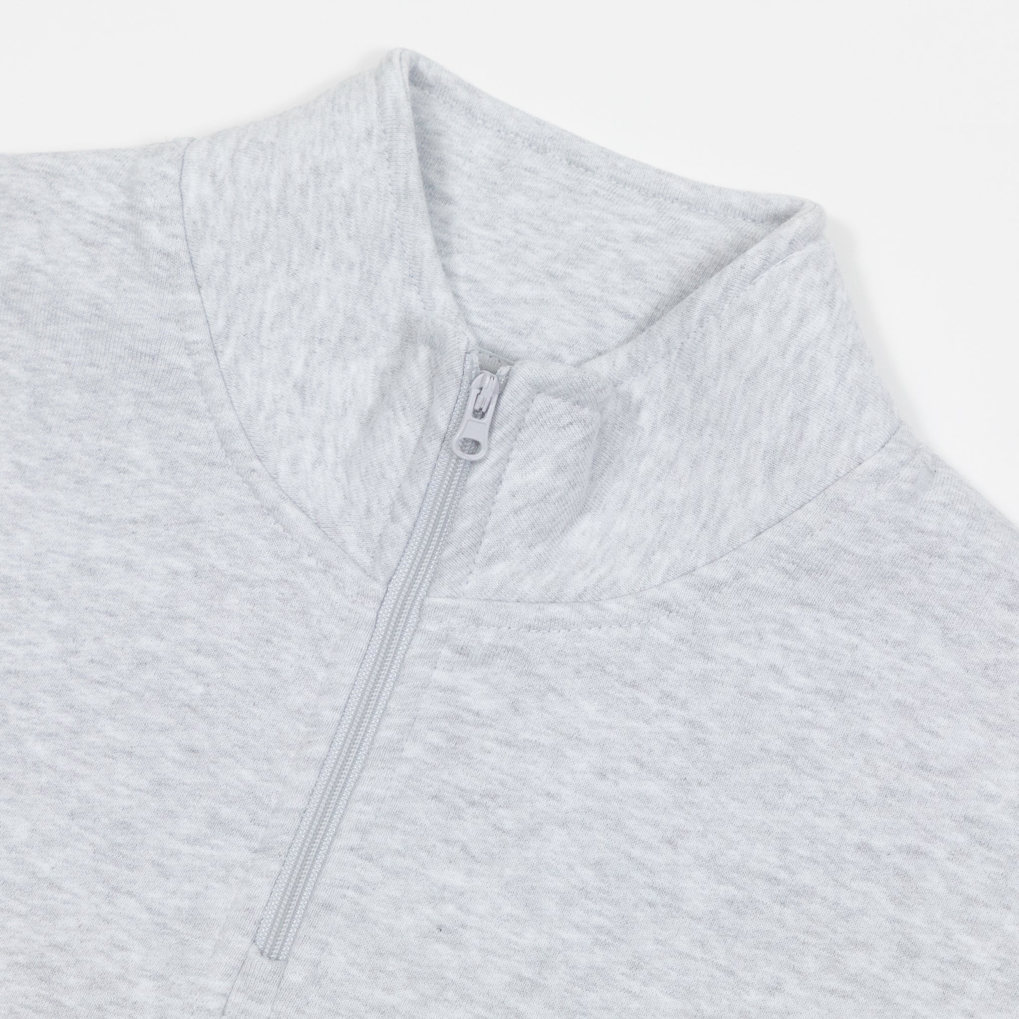 PARLEZ Ora 1/4 Zip Sweatshirt in HEATHER GREY