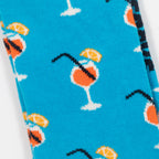 HAPPY SOCKS Orange Spritz Socks in BLUE