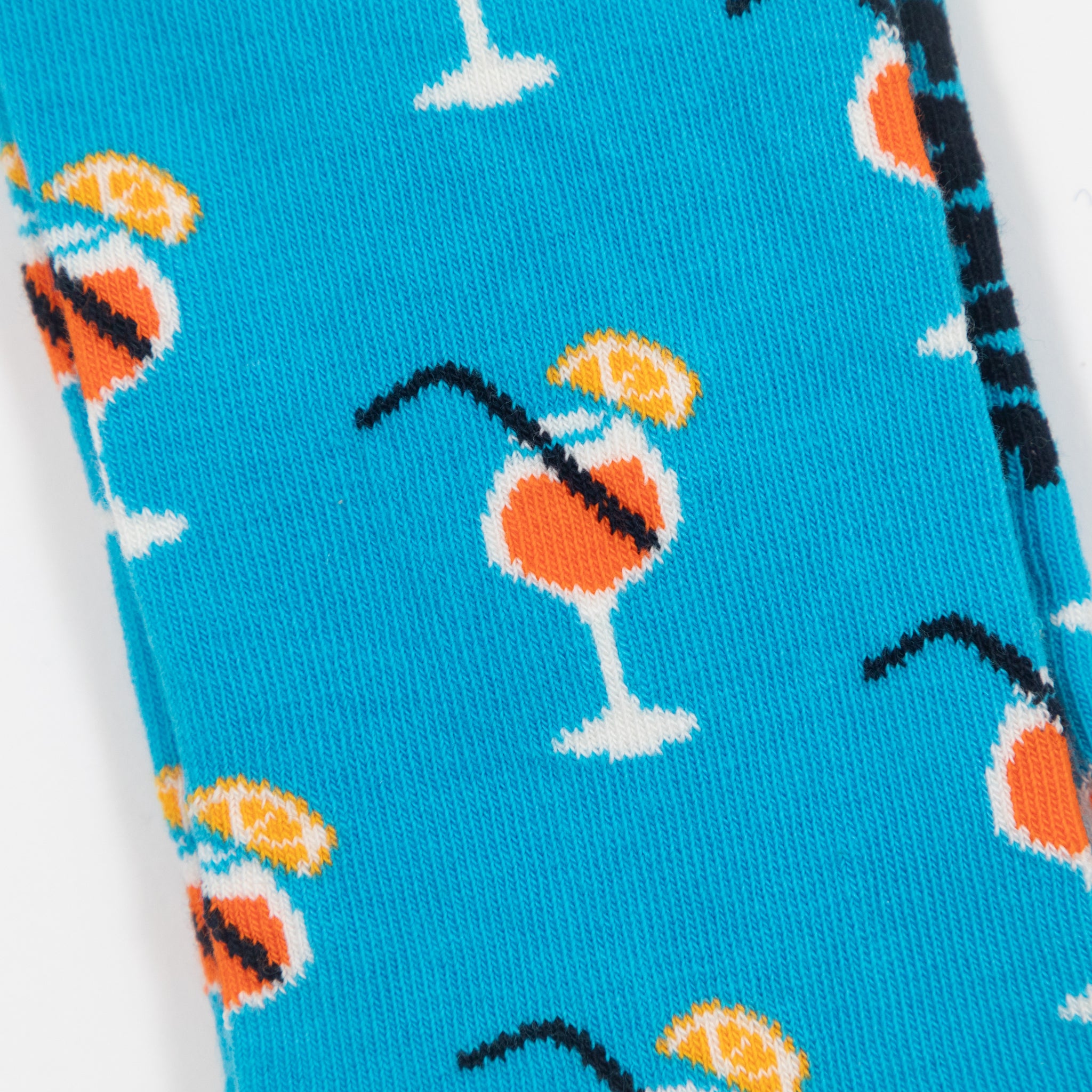 HAPPY SOCKS Orange Spritz Socks in BLUE