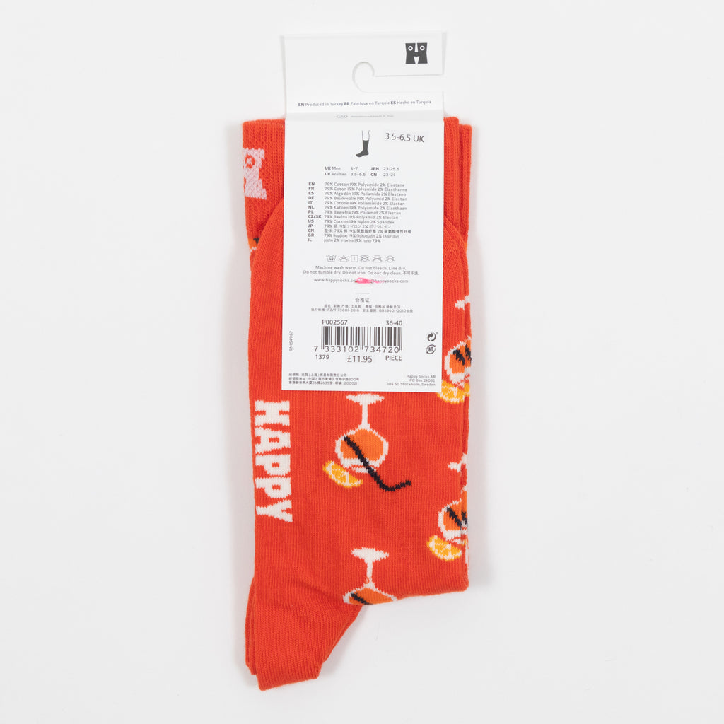 HAPPY SOCKS Orange Spritz Socks in ORANGE