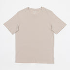 JACK & JONES Organic Cotton Basic Slim T-Shirt in BEIGE
