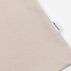 JACK & JONES Organic Cotton Basic Slim T-Shirt in BEIGE
