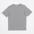 JACK & JONES Organic Cotton Basic Slim T-Shirt in  LIGHT GREY