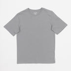 JACK & JONES Organic Cotton Basic Slim T-Shirt in  LIGHT GREY