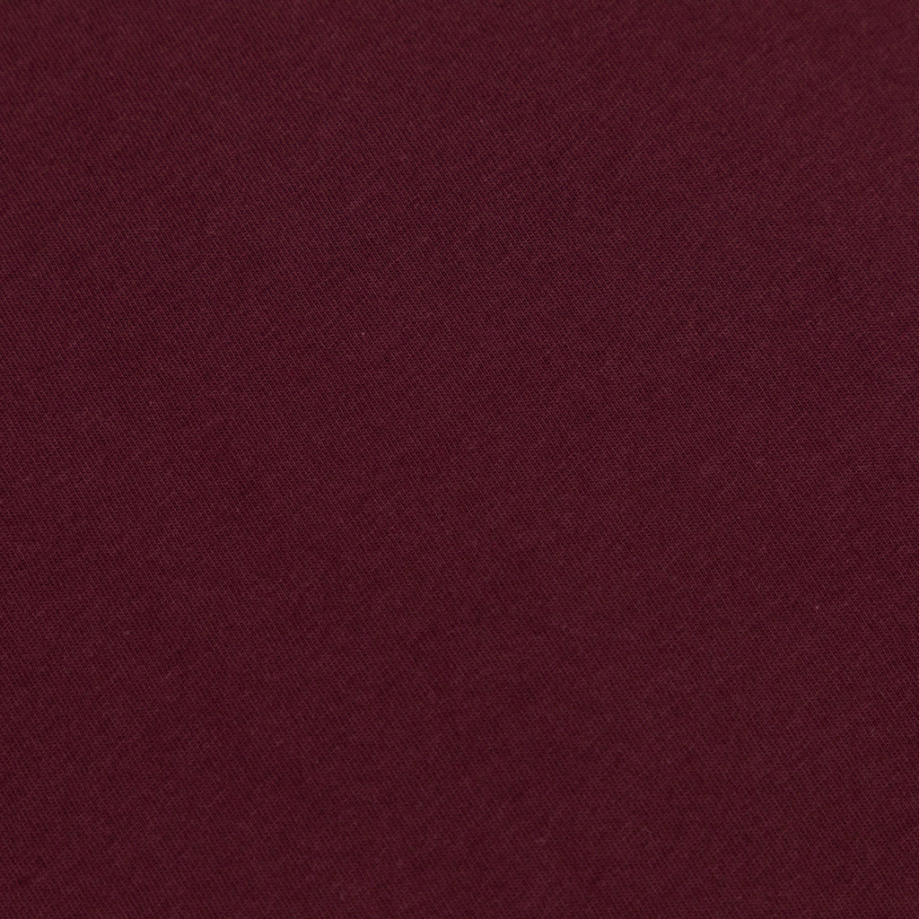 JACK & JONES Organic Cotton Basic Slim T-Shirt in BURGUNDY