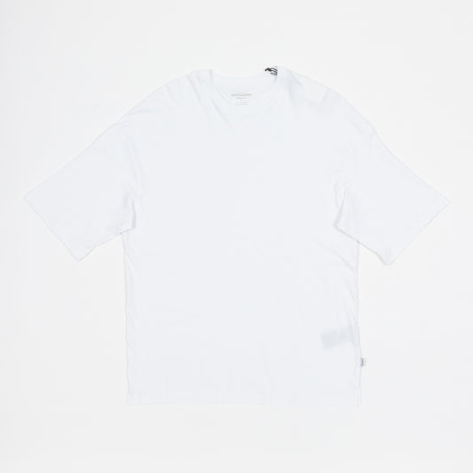 JACK & JONES Organic Cotton Oversized T-Shirt in WHITE