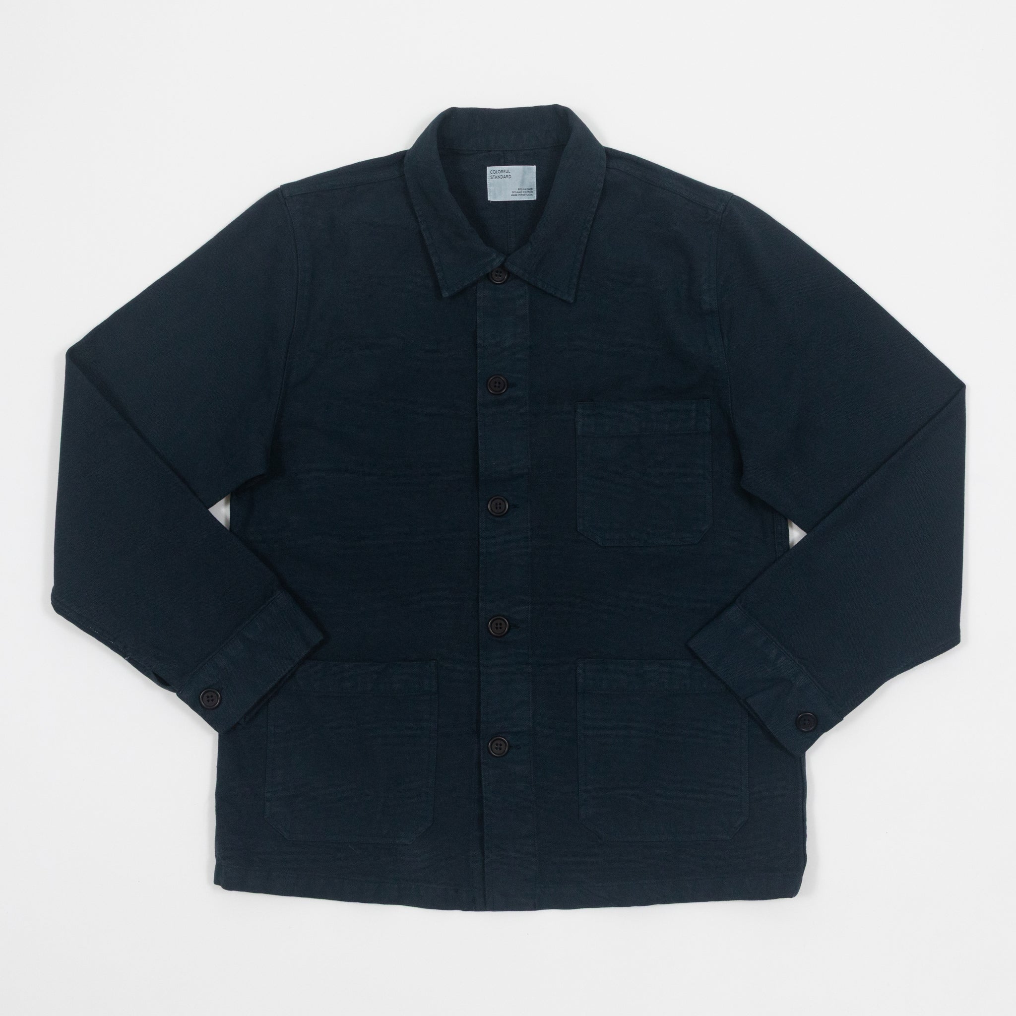 COLORFUL STANDARD Organic Workwear Jacket in NAVY BLUE