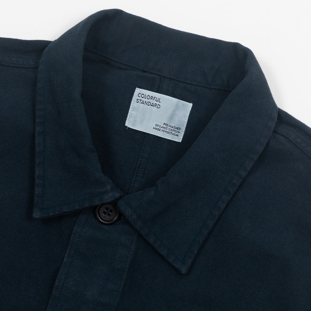 COLORFUL STANDARD Organic Workwear Jacket in Navy Blue