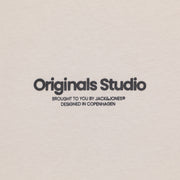 JACK & JONES Originals Studio T-Shirt in BEIGE