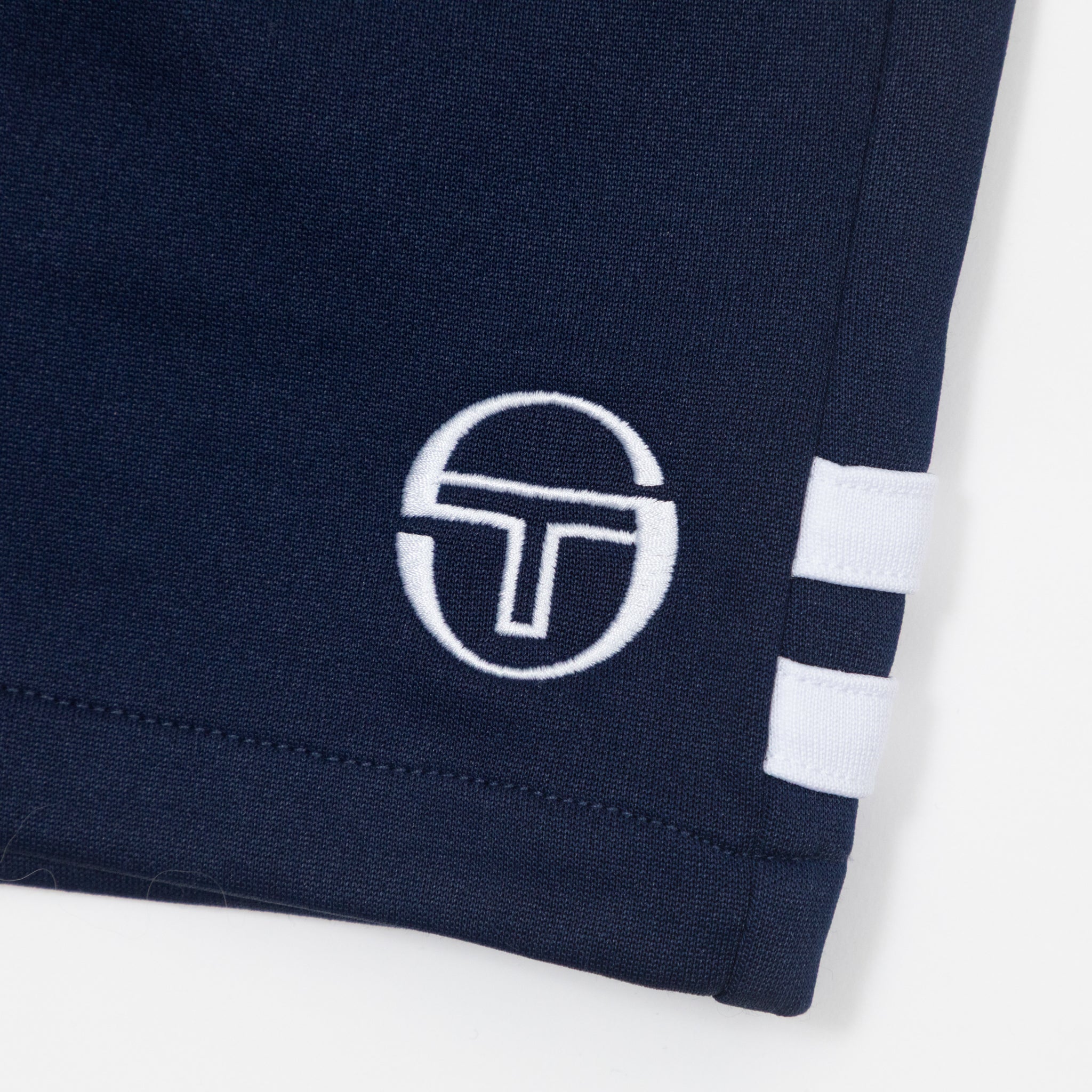 sergio tacchini shorts navy embroidered logo