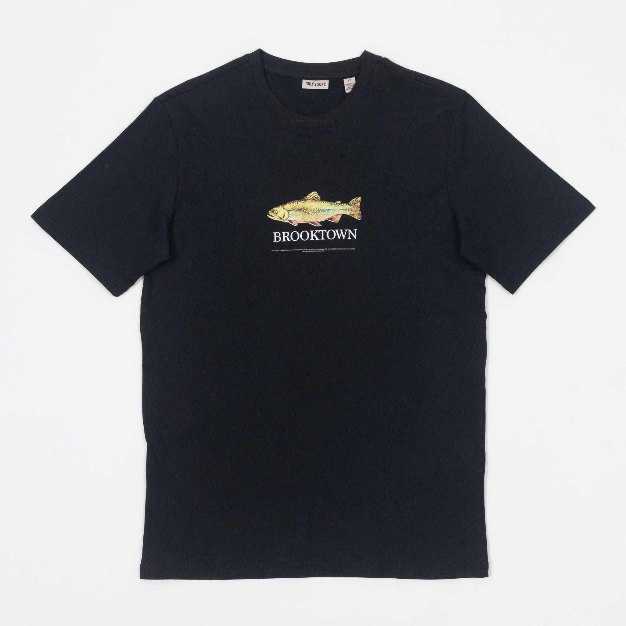 ONLY & SONS Outdoor Life T-Shirt in BLACK