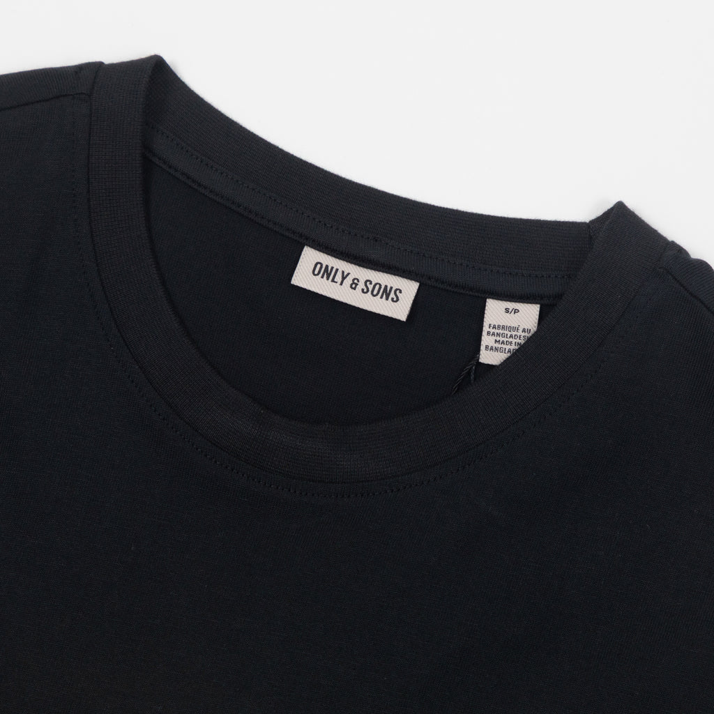 ONLY & SONS Outdoor Life T-Shirt in BLACK