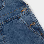 Womens DICKIES Overall Long Dress in RINSED BLUE FADE