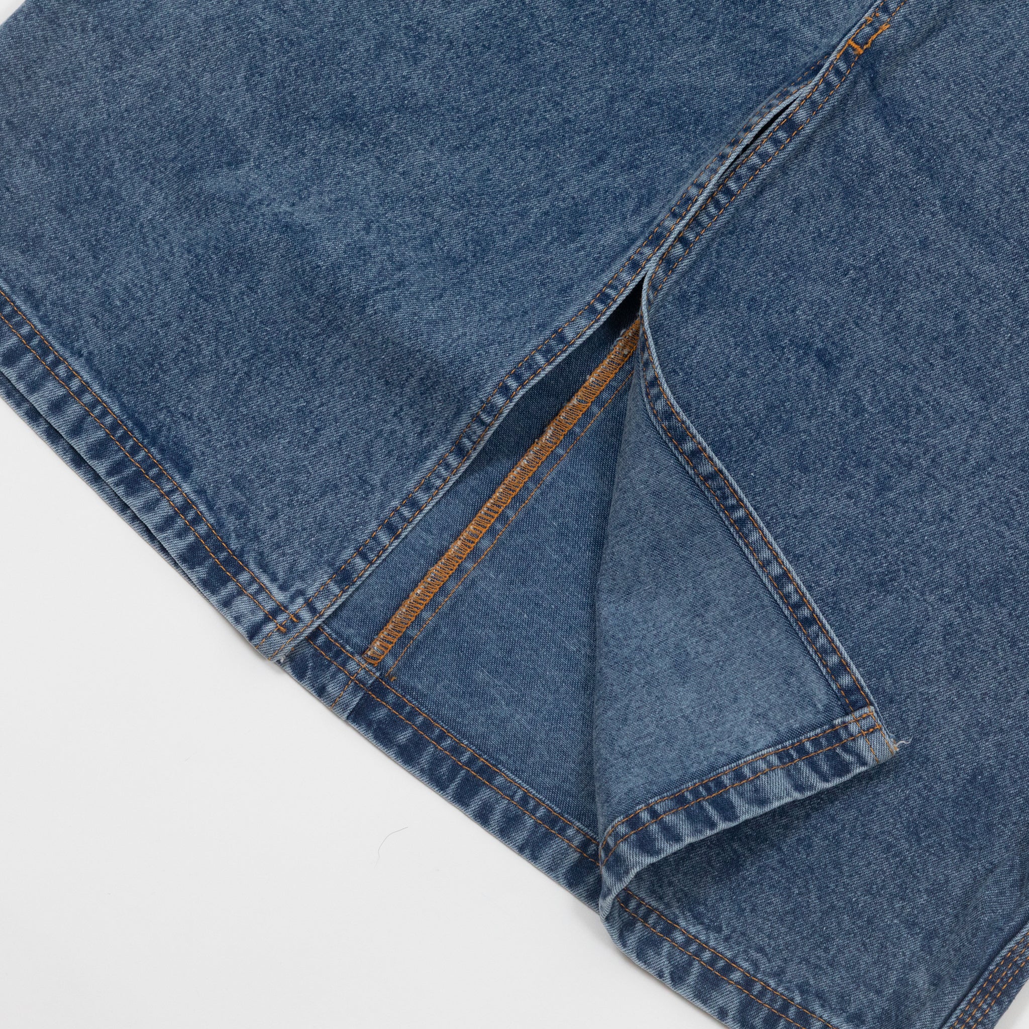 Womens DICKIES Overall Long Dress in RINSED BLUE FADE