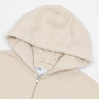 COLORFUL STANDARD Organic Oversized Zip Hoodie in Ivory White