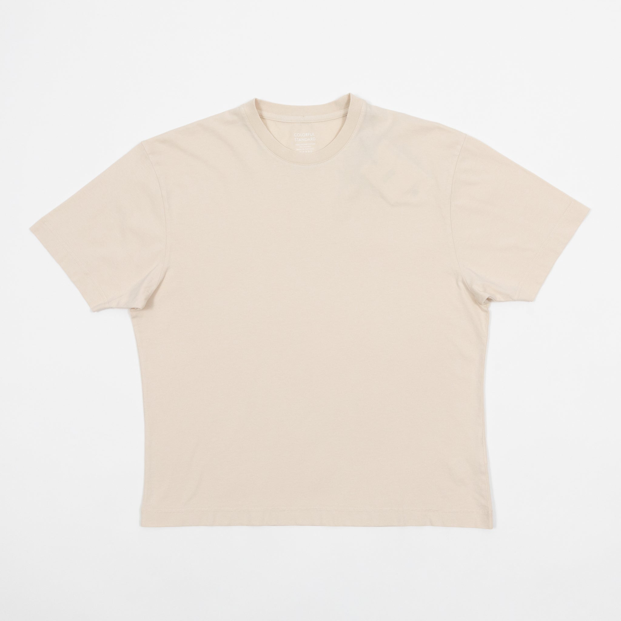 COLORFUL STANDARD Oversized T-Shirt in CREAM