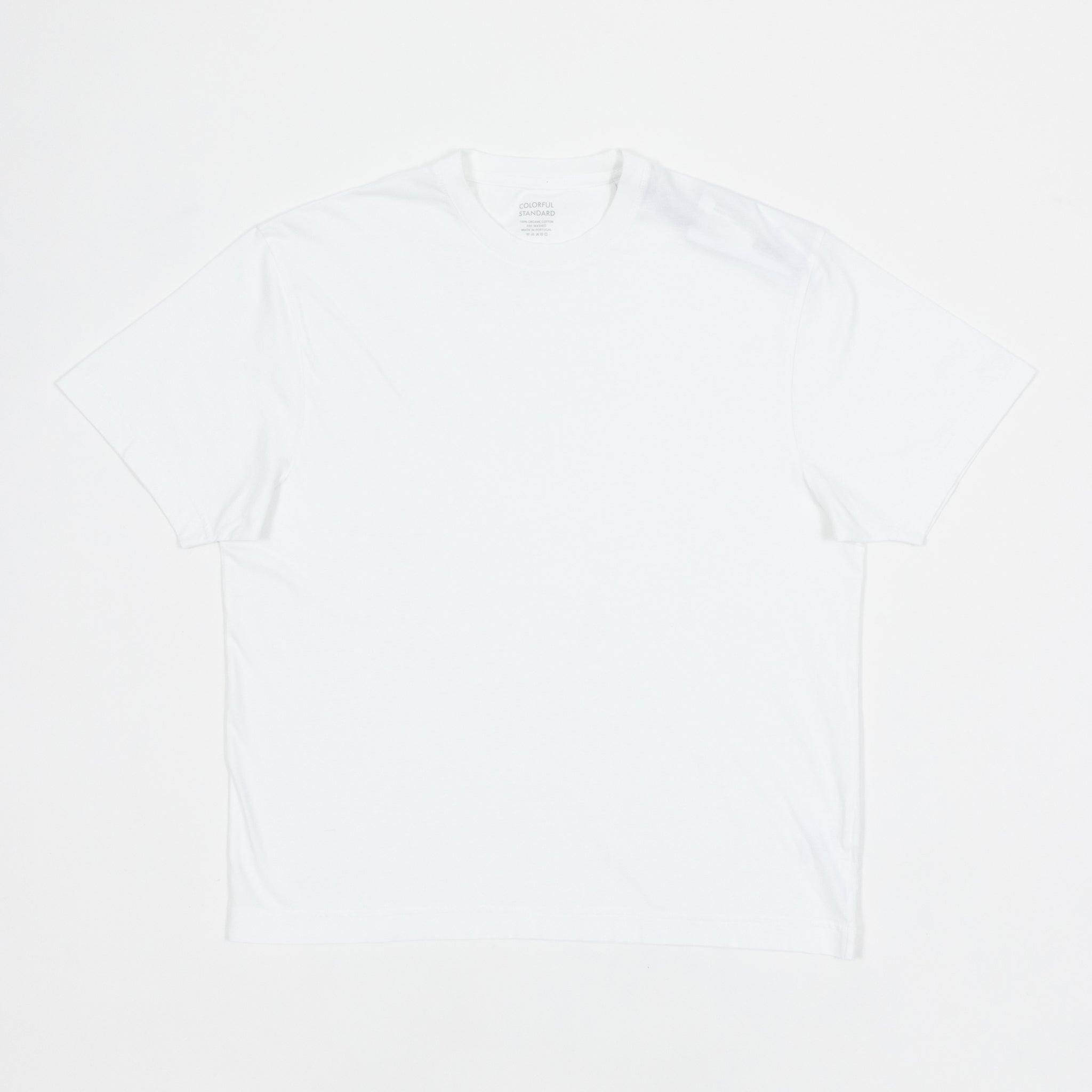 COLORFUL STANDARD Oversized T-Shirt in WHITE