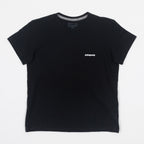 Womens PATAGONIA P-6 Logo Responsibili-Tee T-Shirt in BLACK
