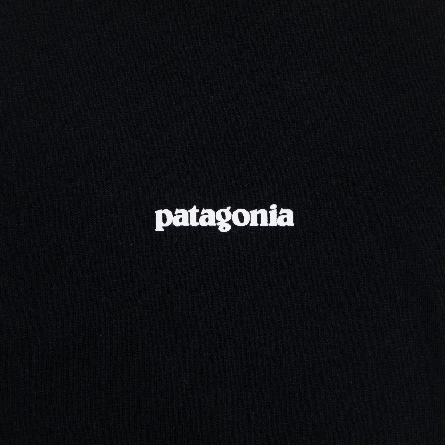 Womens PATAGONIA P-6 Logo Responsibili-Tee T-Shirt in BLACK