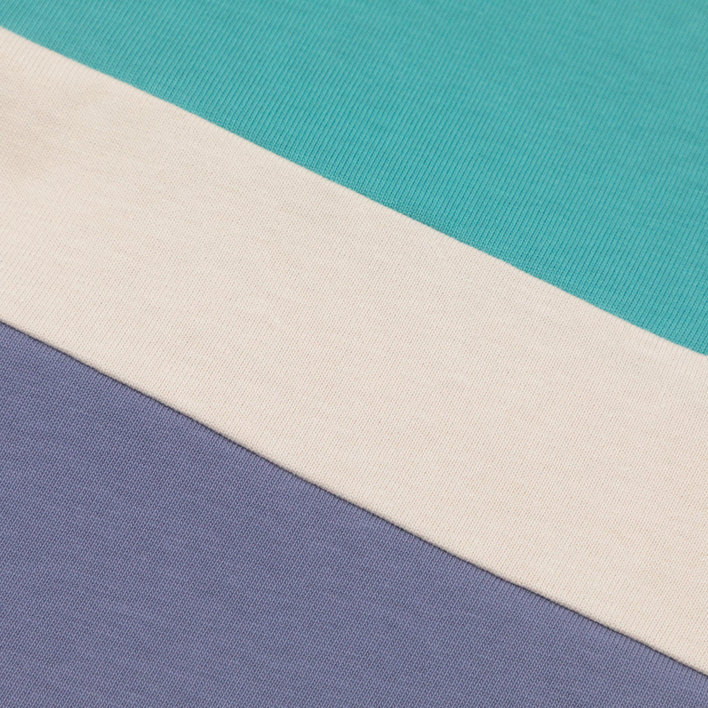 PARLEZ Plaza Rugby Shirt in Purple & Blue
