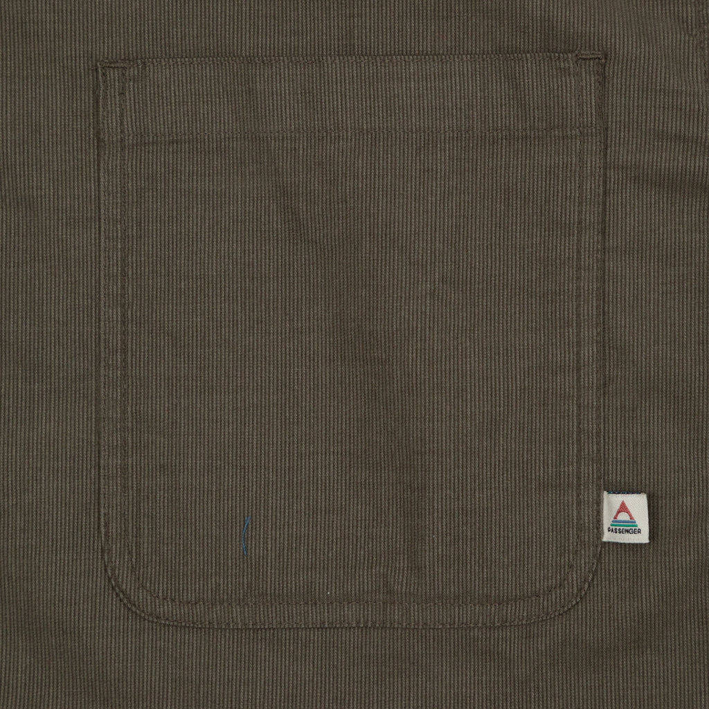 PASSENGER Backcountry Cord Shirt in DUSTY OLIVE