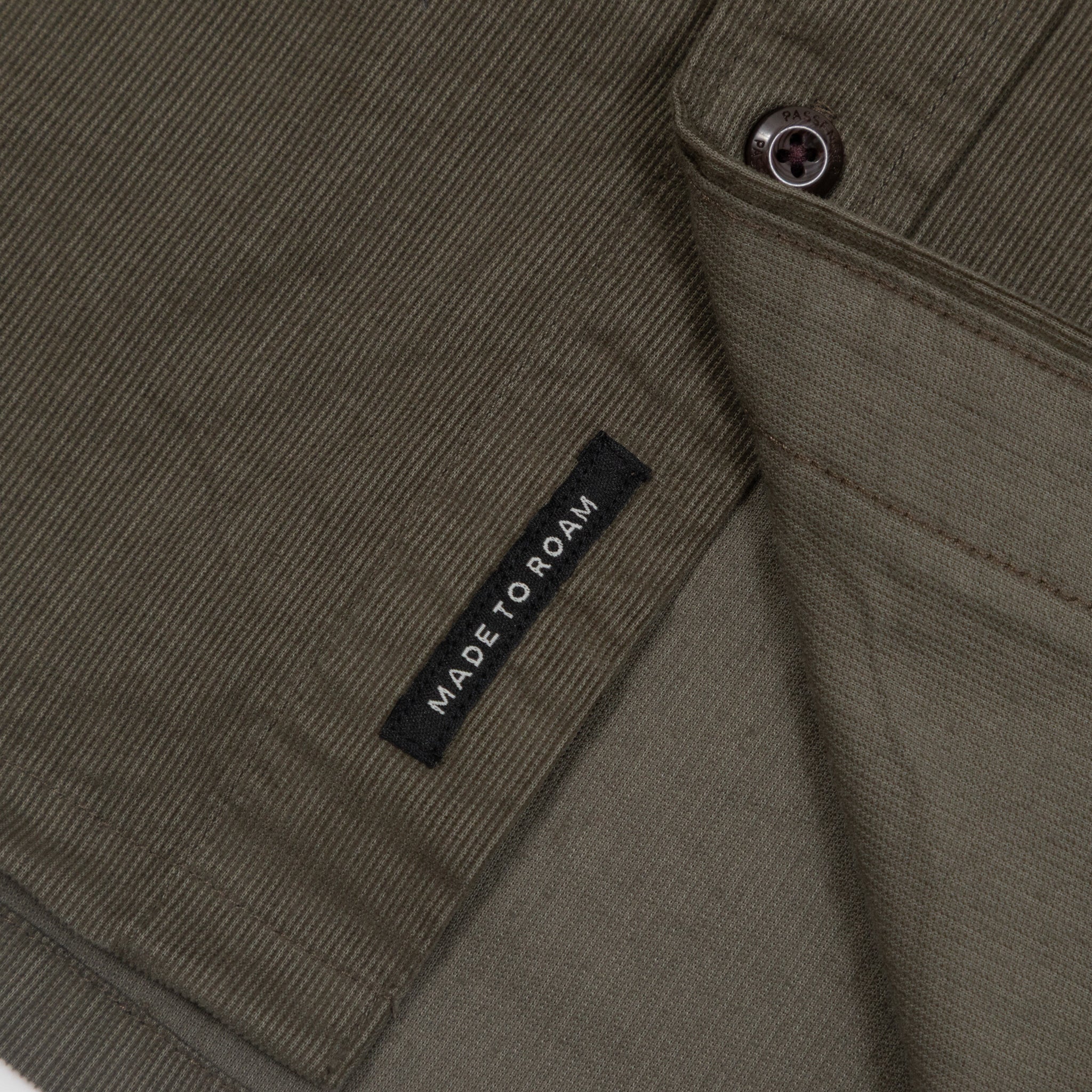 PASSENGER Backcountry Cord Shirt in DUSTY OLIVE