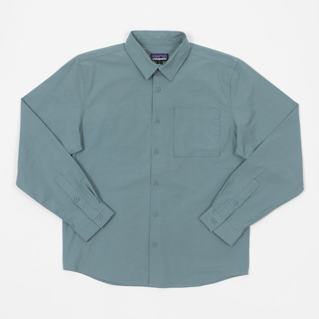PATAGONIA Nomader Long Sleeve Shirt in BLUE SAGE