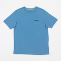 PATAGONIA P-6 Logo T-Shirt in SHORE BLUE