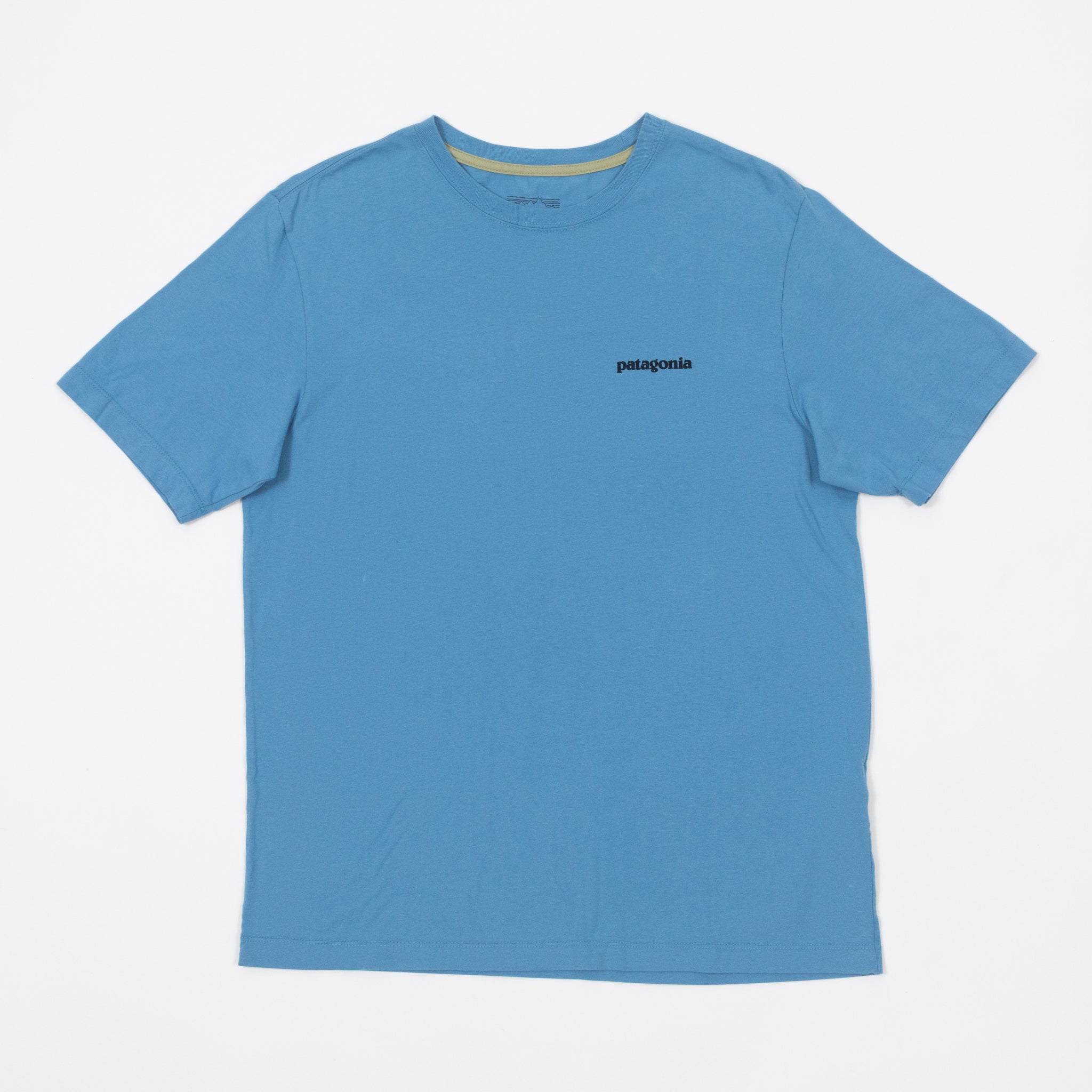PATAGONIA P-6 Logo T-Shirt in SHORE BLUE