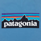 PATAGONIA P-6 Logo T-Shirt in SHORE BLUE