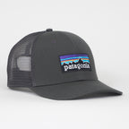 PATAGONIA P-6 Logo Trucker Hat in FORGE GREY