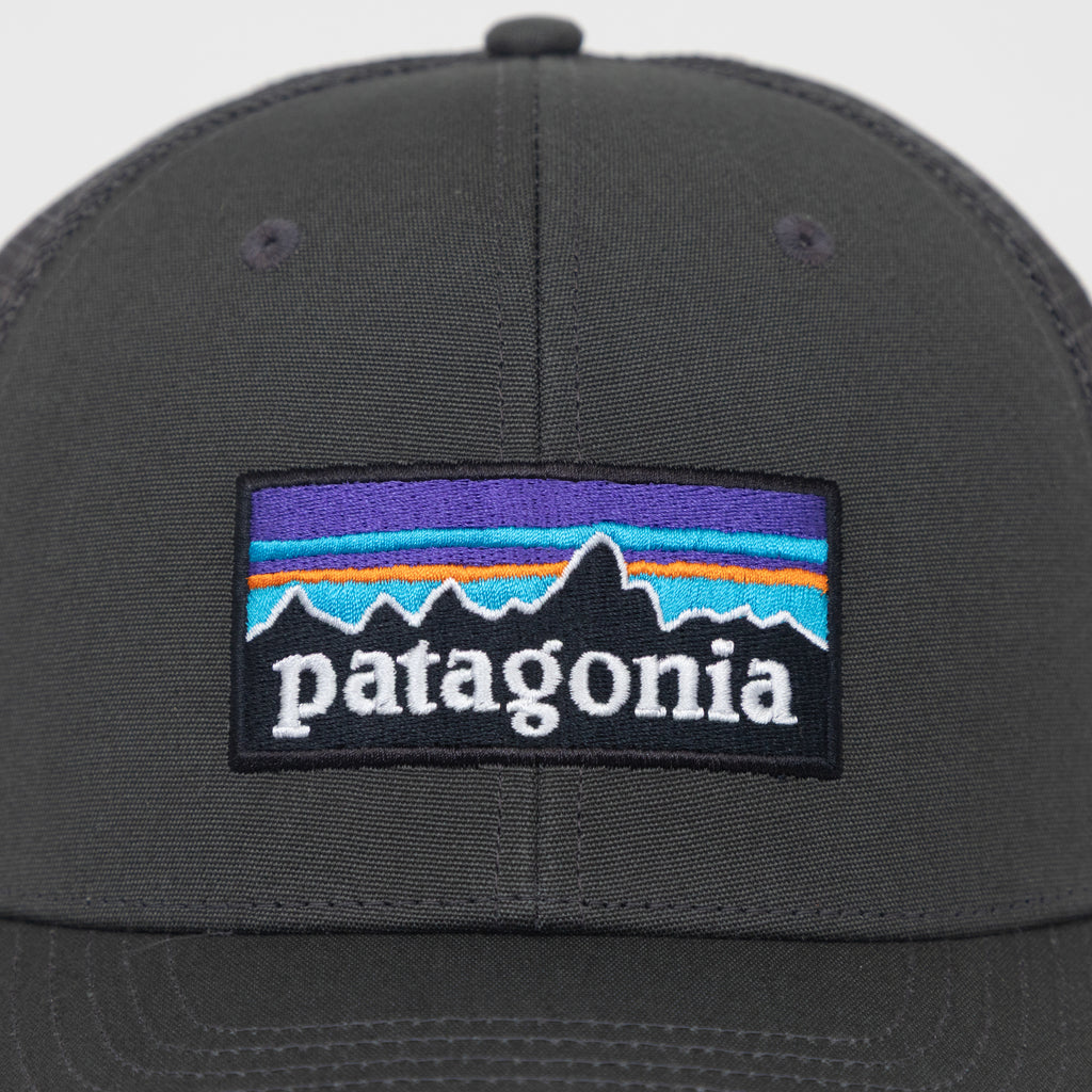 PATAGONIA P-6 Logo Trucker Hat in FORGE GREY