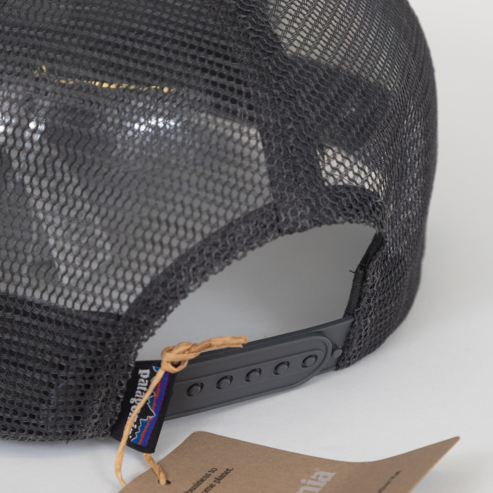 PATAGONIA P-6 Logo Trucker Hat in FORGE GREY
