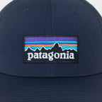 PATAGONIA P-6 Logo Trucker Hat in New Navy