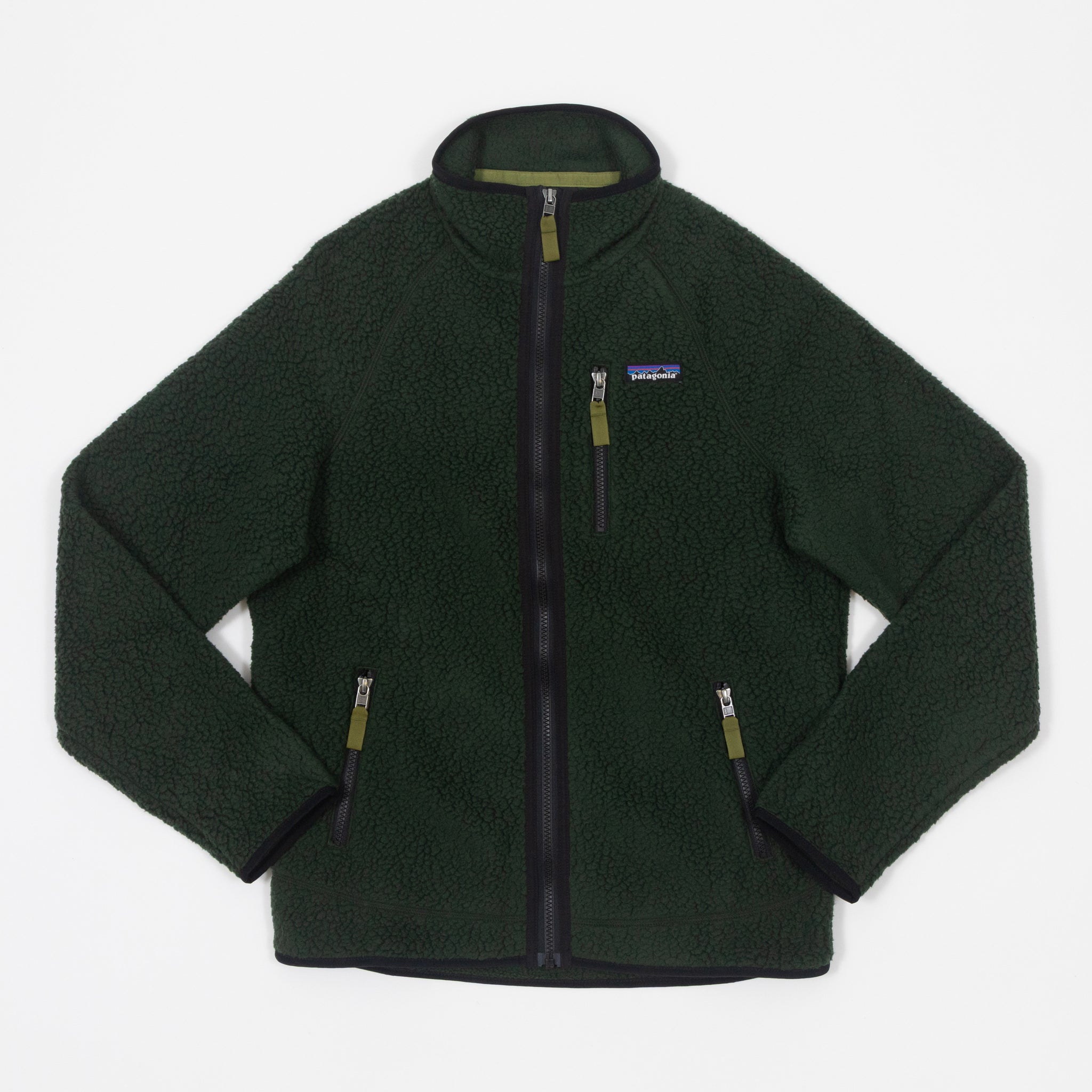 PATAGONIA Retro Pile Jacket in OLD GROWTH GREEN