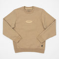 PATAGONIA '95 Oval Logo Uprisal Crew Sweatshirt in BOBCAT BROWN