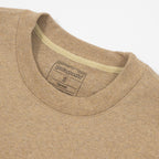 PATAGONIA '95 Oval Logo Uprisal Crew Sweatshirt in BOBCAT BROWN