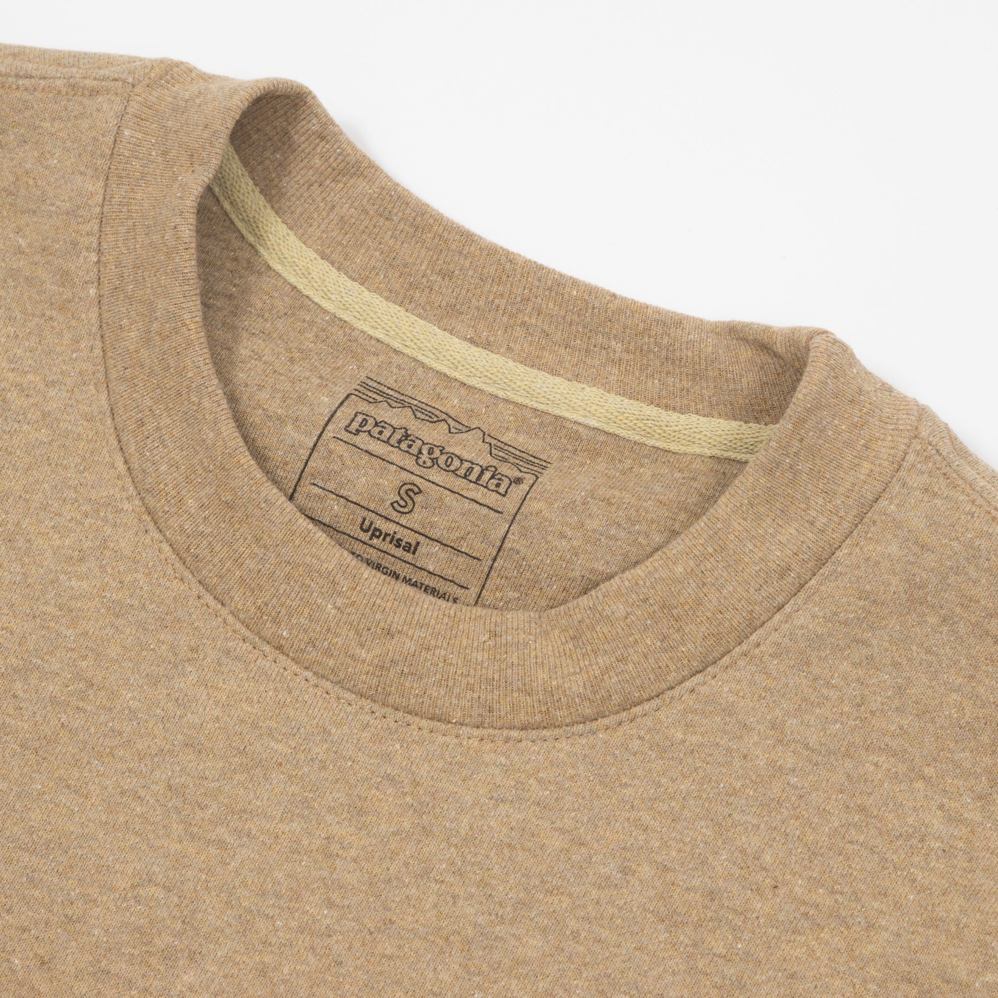 PATAGONIA '95 Oval Logo Uprisal Crew Sweatshirt in BOBCAT BROWN