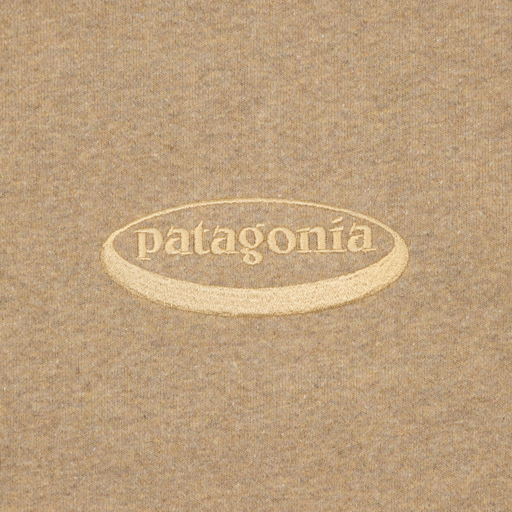 PATAGONIA '95 Oval Logo Uprisal Crew Sweatshirt in BOBCAT BROWN
