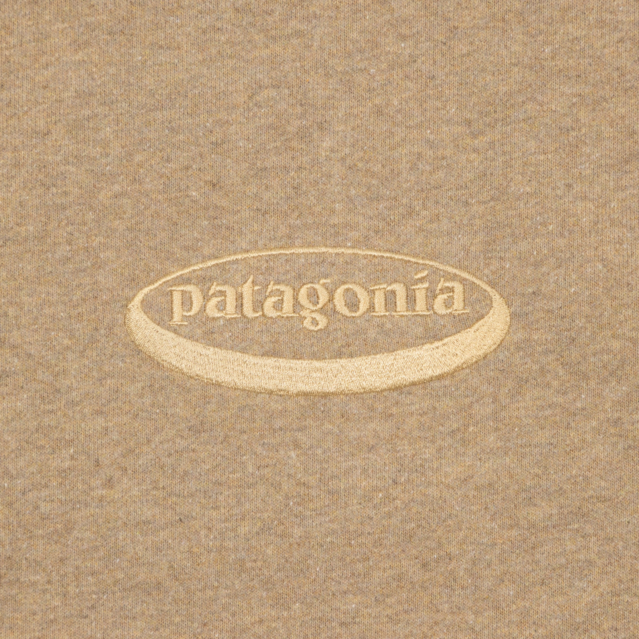 PATAGONIA '95 Oval Logo Uprisal Crew Sweatshirt in BOBCAT BROWN