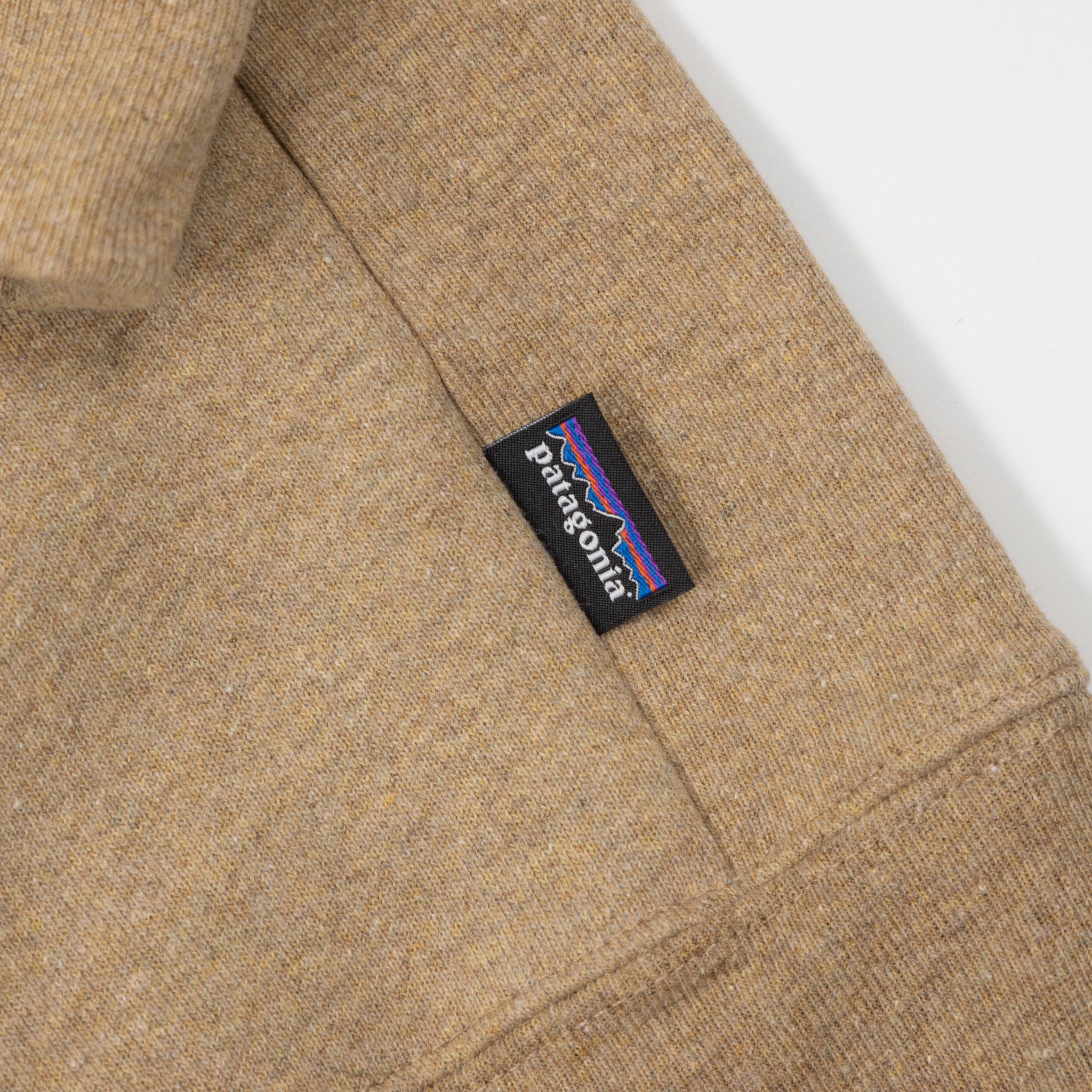 PATAGONIA '95 Oval Logo Uprisal Crew Sweatshirt in BOBCAT BROWN