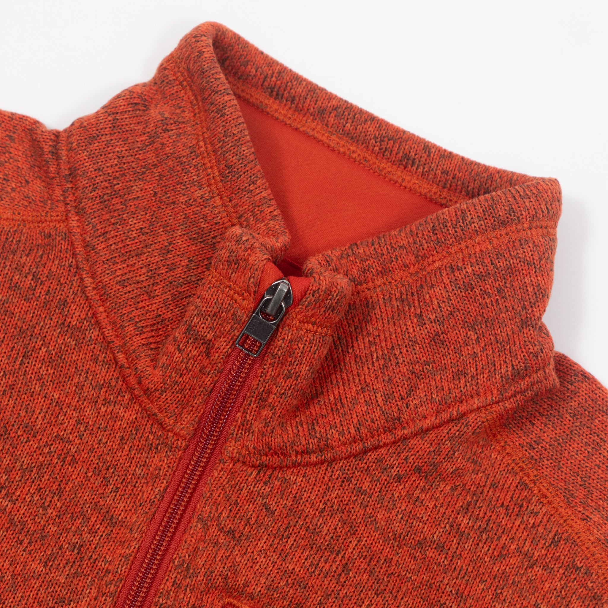 PATAGONIA Better Sweater 1/4 Zip Fleece in COAL ORANGE