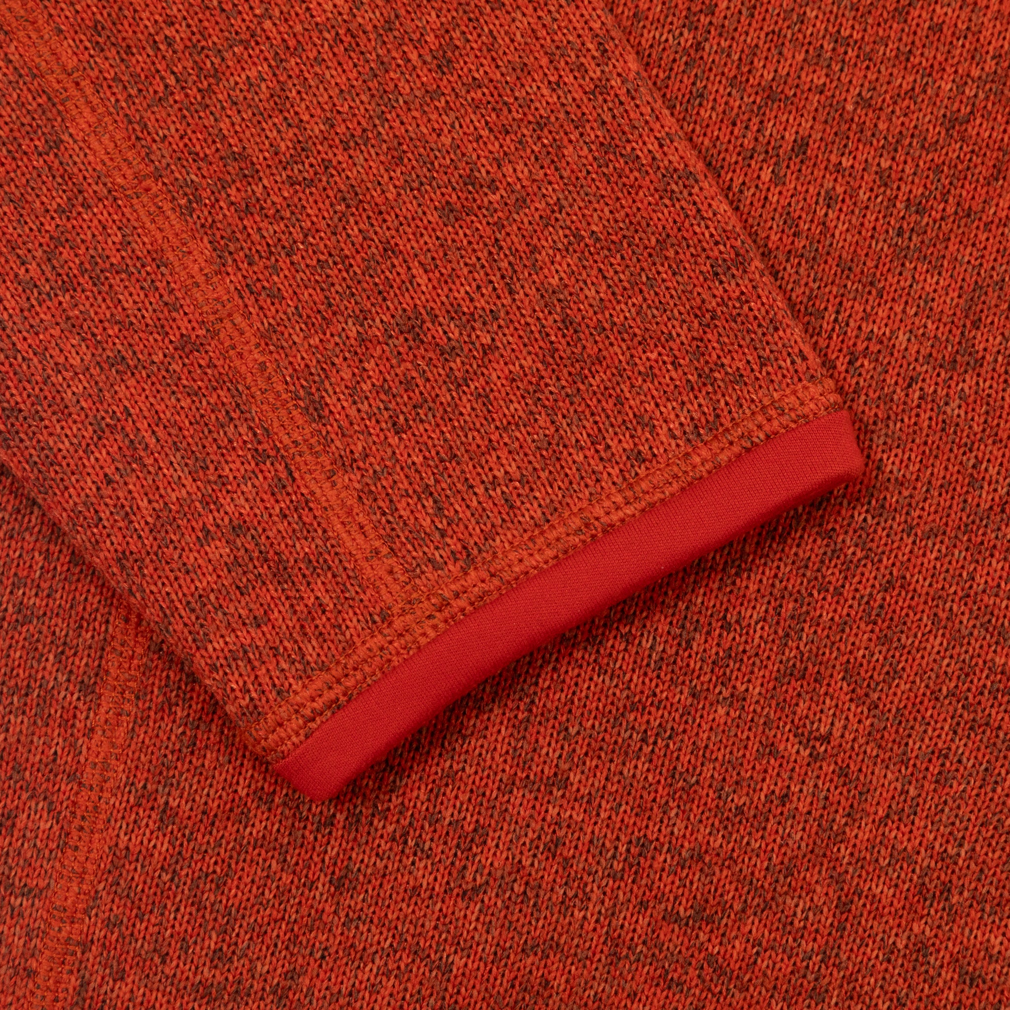 PATAGONIA Better Sweater 1/4 Zip Fleece in COAL ORANGE