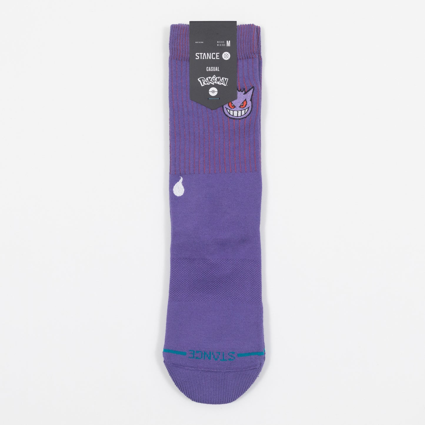 STANCE Gengar Crew Socks in PURPLE